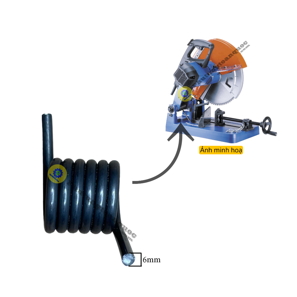 Lò Xo Lỗ 26x37x40mm Sử Dụng Chung Các Dòng Máy Cắt Sắt Trên Thị Trường Cùng Thông Số