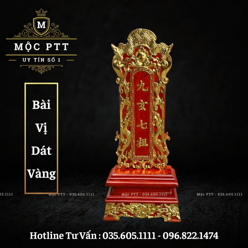 Bài Vị , Long Vị mẫu Cuốn Thư Gỗ Hương Đá kích thước cao 48 , 60 cm ( Nhận Khắc Chữ Theo Yêu Cầu )