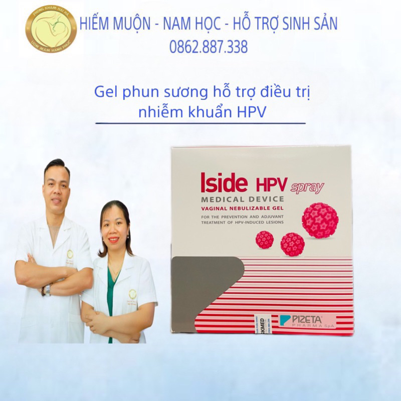 Iside HPV dành cho nữ, dạng xịt dễ dùng