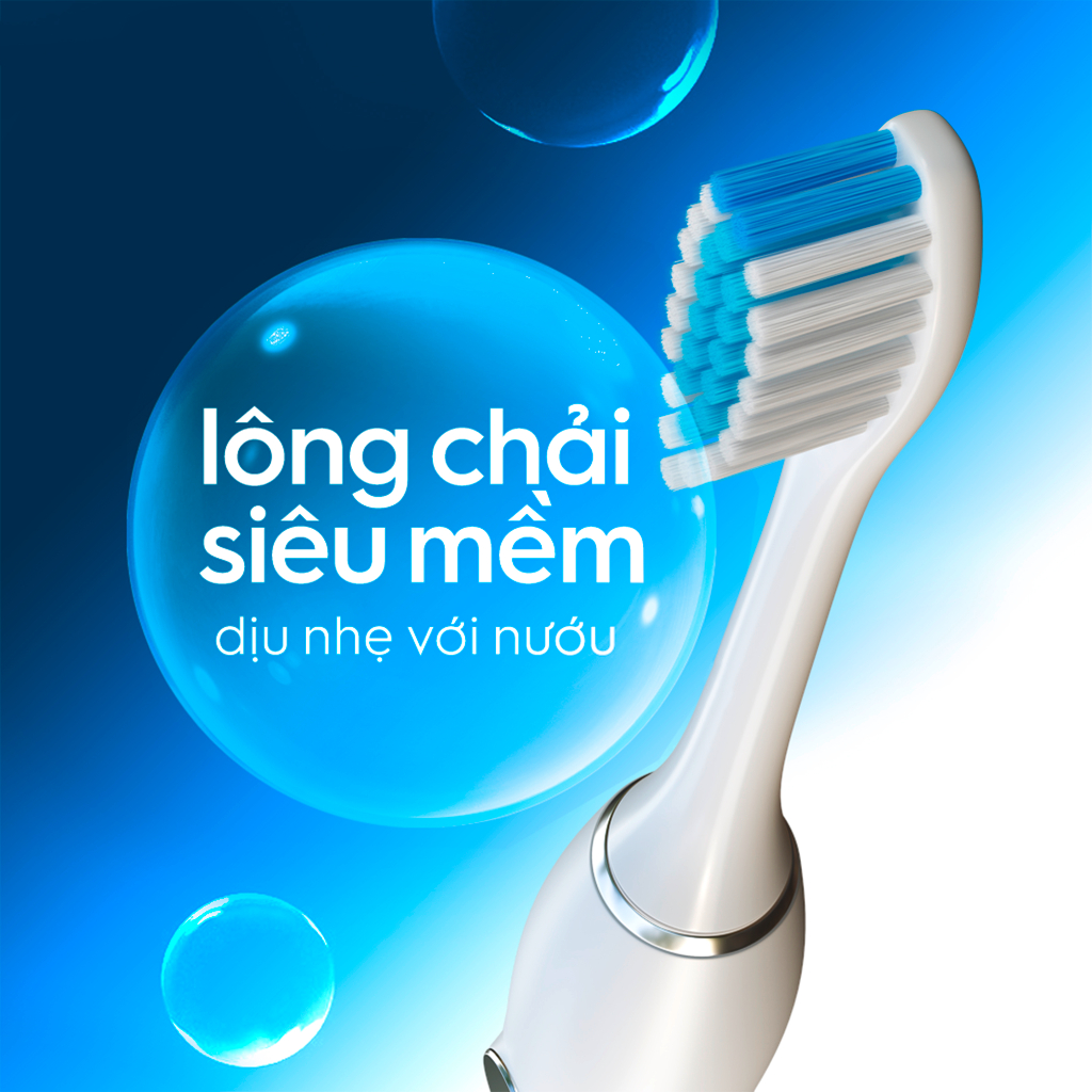 Cho máy P S S100 Pro Set bộ 2 đầu bàn chải thay thế máy đánh răng điện PS