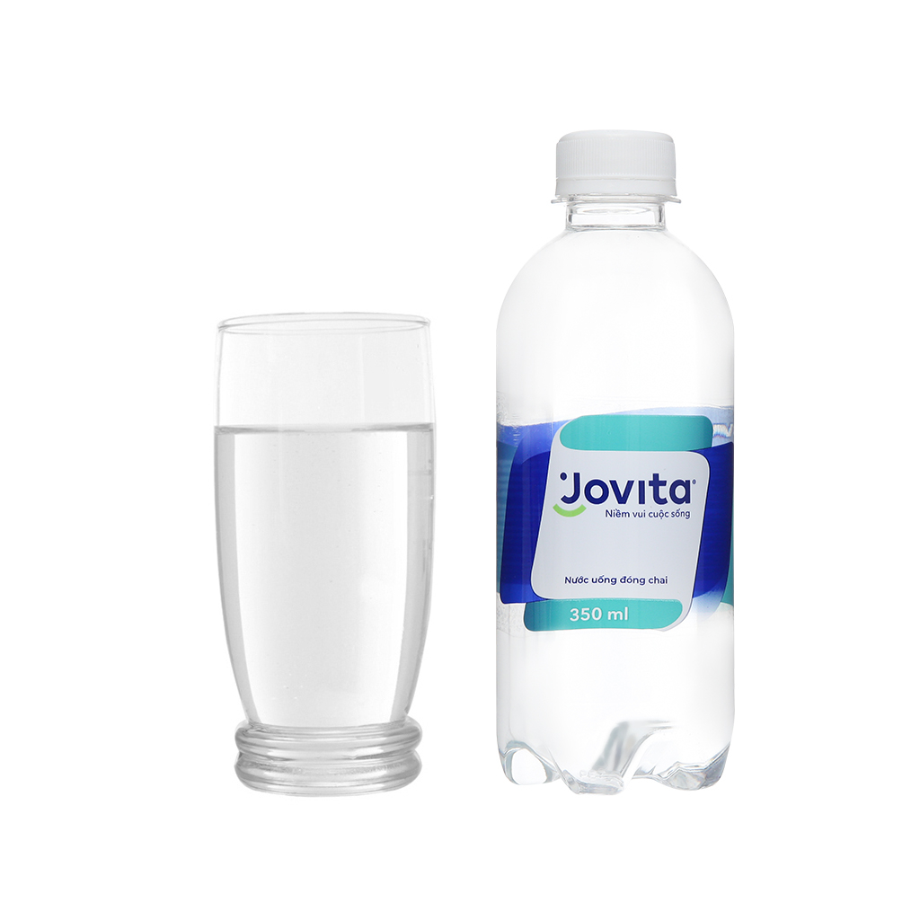 Thùng 24 chai nước tinh khiết JOVITA 350ml / Lốc 6 chai nước tinh khiết JOVITA 350ml