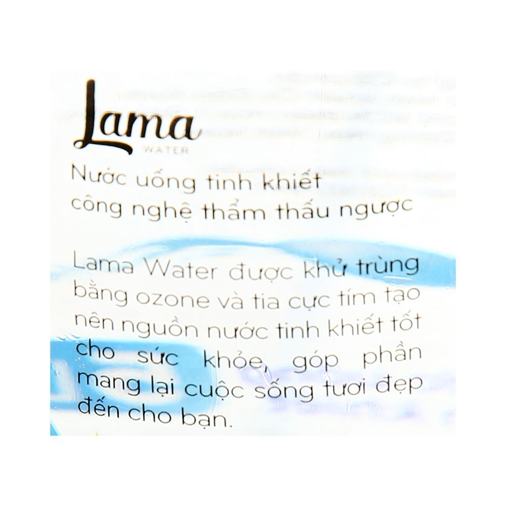 Thùng 4 chai nước tinh khiết LAMA 5.0 lít / Combo 2 chai nước tinh khiết LAMA 5L