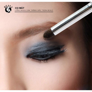  CỌ TRANG ĐIỂM MẮT LÔNG NGỰA CÁN TRẮNG ĐẦU TRÒN 