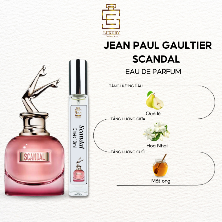 nước hoa chiết nữ Jean Paul Gaultier Scandal EDP 10ml nước hoa chính hãng Luxury, quyến rũ_ngọt ngào