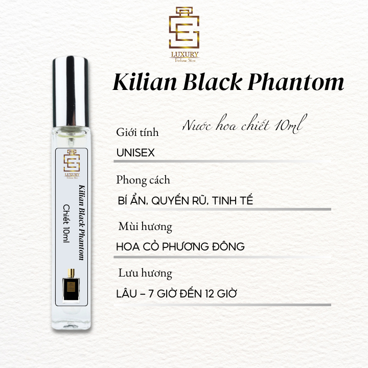 nước hoa chiết nam nữ kilian black phantom memento mori 10ml. nước hoa unisex chính hãng Luxury8386 | BigBuy360 - bigbuy360.vn