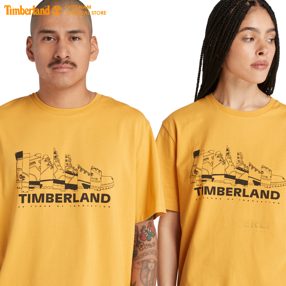 [Original] Timberland Áo Thun All Gender Front Spliced Boots Graphic Tee (Authentic) TB0A27YF01