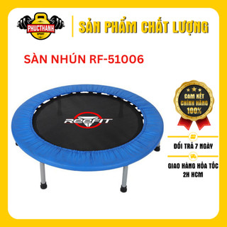 Sàn nhún bạc nhún thảm nhún Trampoline 104cm xanh dương Brosman