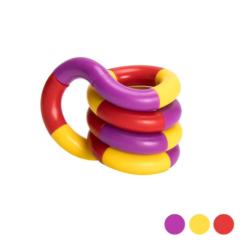 Dây nhựa ma thuật 18 đoạn biến hình cho bé thỏa sức sáng tạo, rèn luyện đôi tay khéo léo, kiên trì