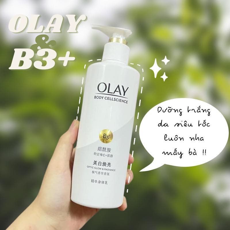 DƯỠNG THỂ OLAY BODY CELLSCIENCE B3+ OPTIC GLOW & RADIANCE BODY LOTION   LS