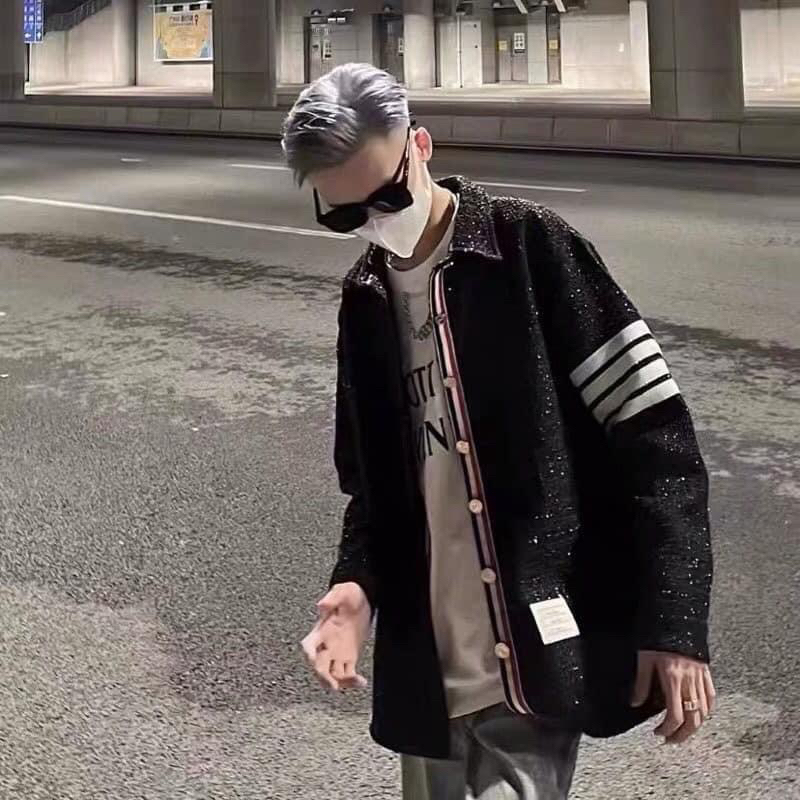 ÁO THOME DẠ KIM TUYẾN , ÁO CARDIGAN CHẤT ĐẸP DÀY DẶN