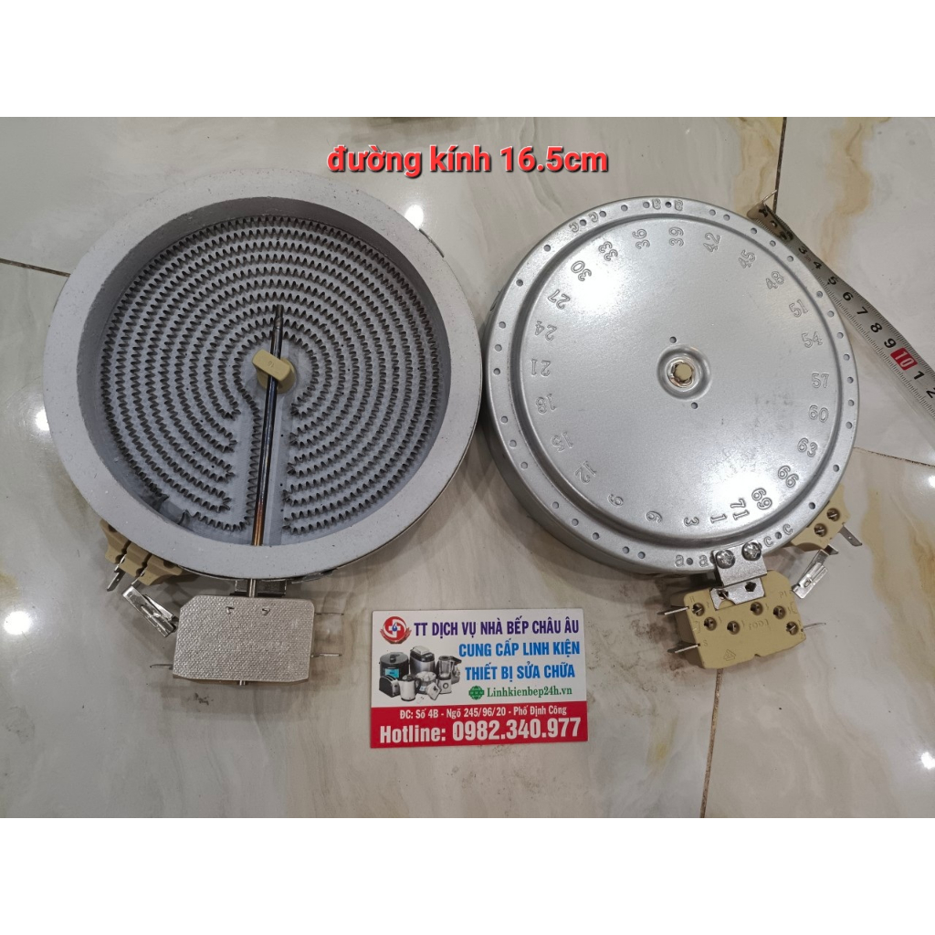 Mâm nhiệt bếp hồng ngoại 14cm, 16.5cm , 20cm , 23cm