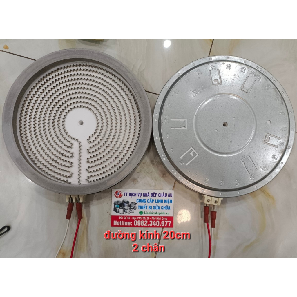 Mâm nhiệt bếp hồng ngoại 14cm, 16.5cm , 20cm , 23cm