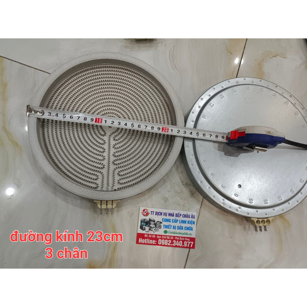 Mâm nhiệt bếp hồng ngoại 14cm, 16.5cm , 20cm , 23cm