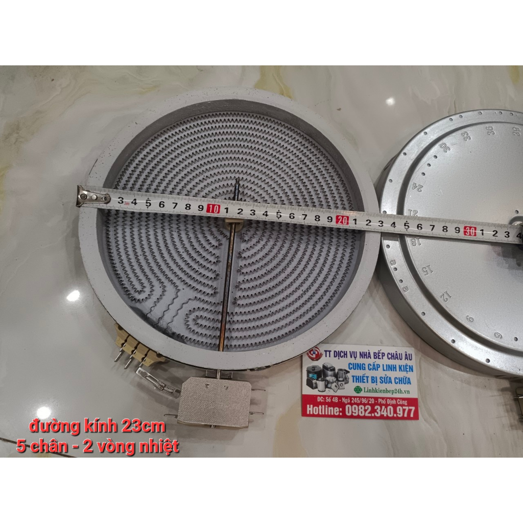 Mâm nhiệt bếp hồng ngoại 14cm, 16.5cm , 20cm , 23cm