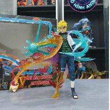  Mô hình Naruto Minato EVIL siêu ngầu - Mô hình Hokage đệ tứ minato 2 đầu  cao 25cm sắc nét 