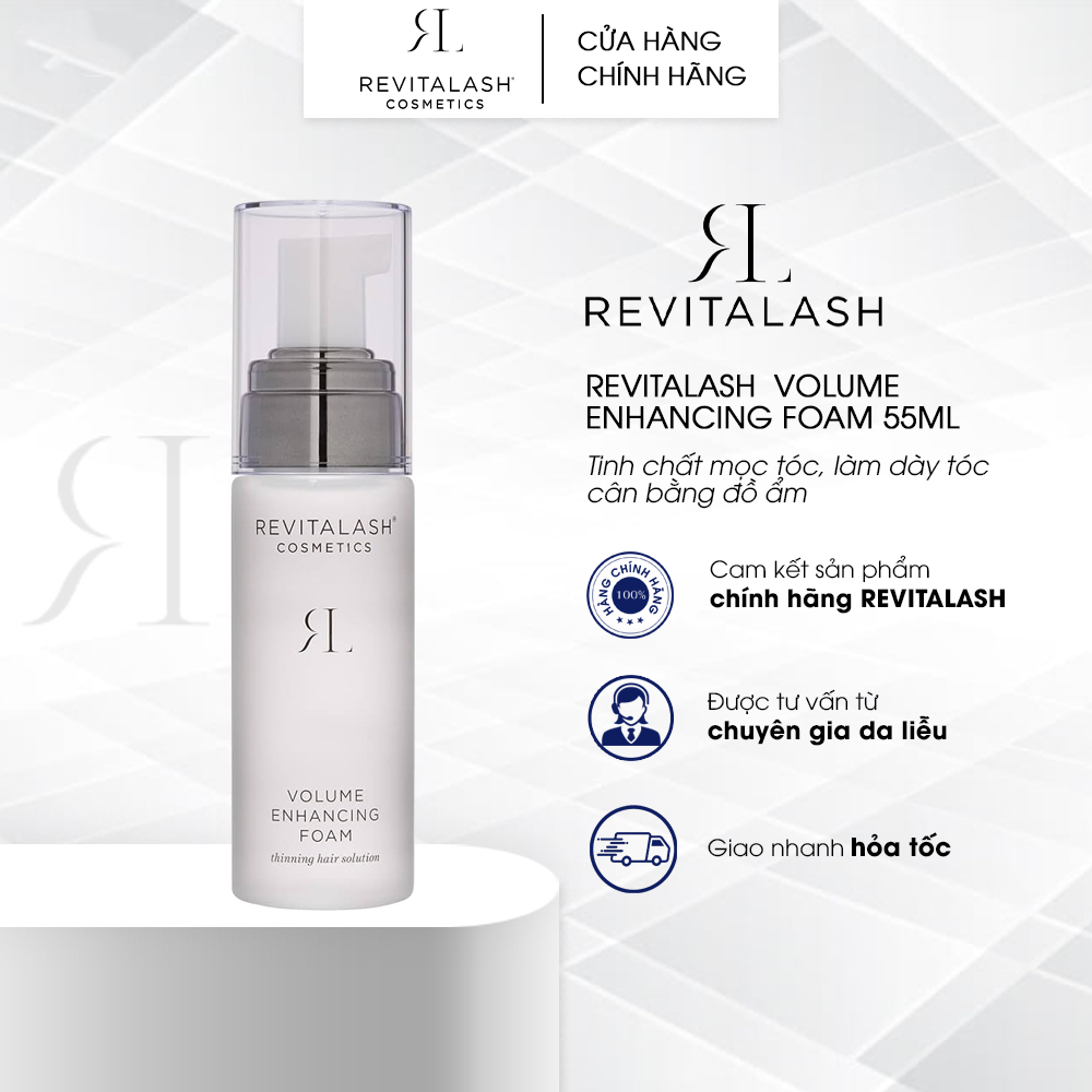 Serum mọc dài và dày tóc Revitalash Volume Enhancing Foam 55ml