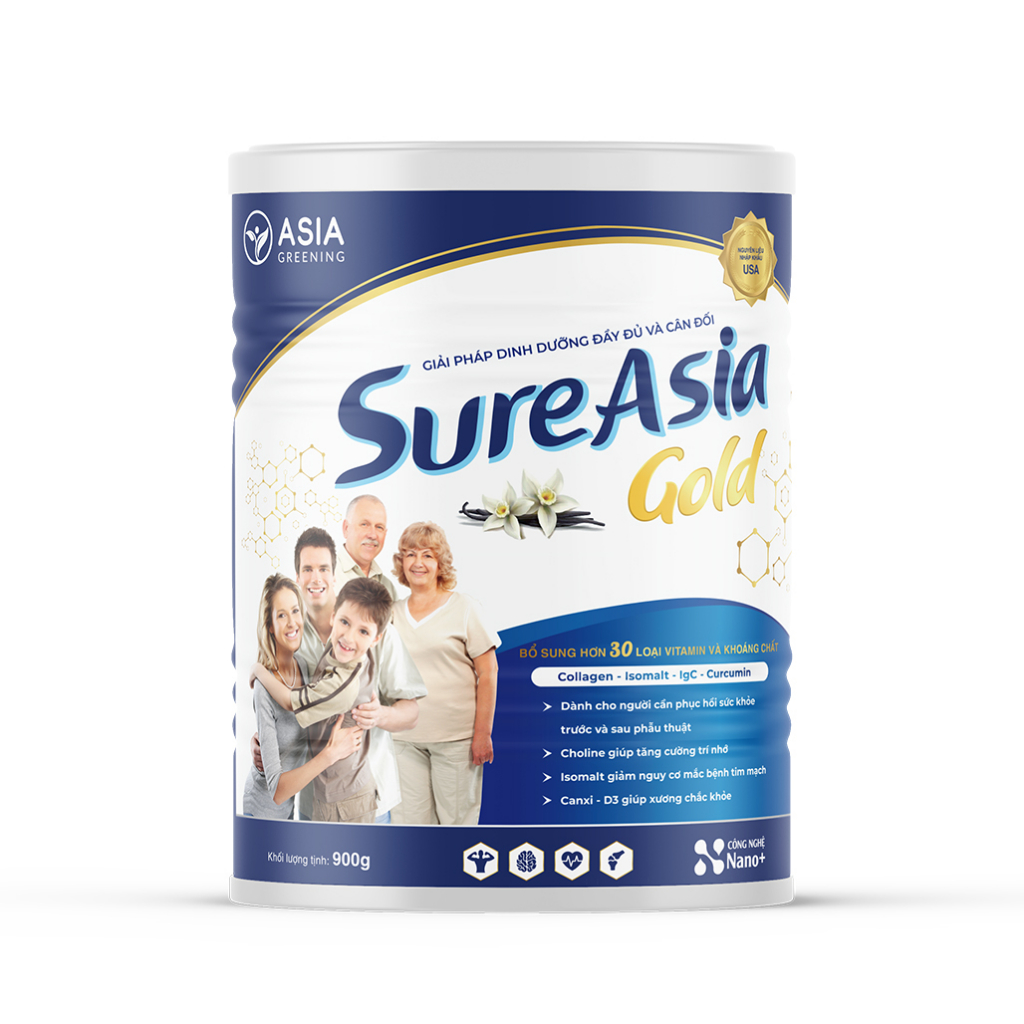 Sữa Dinh Dưỡng Asia Gold HCN 900g
