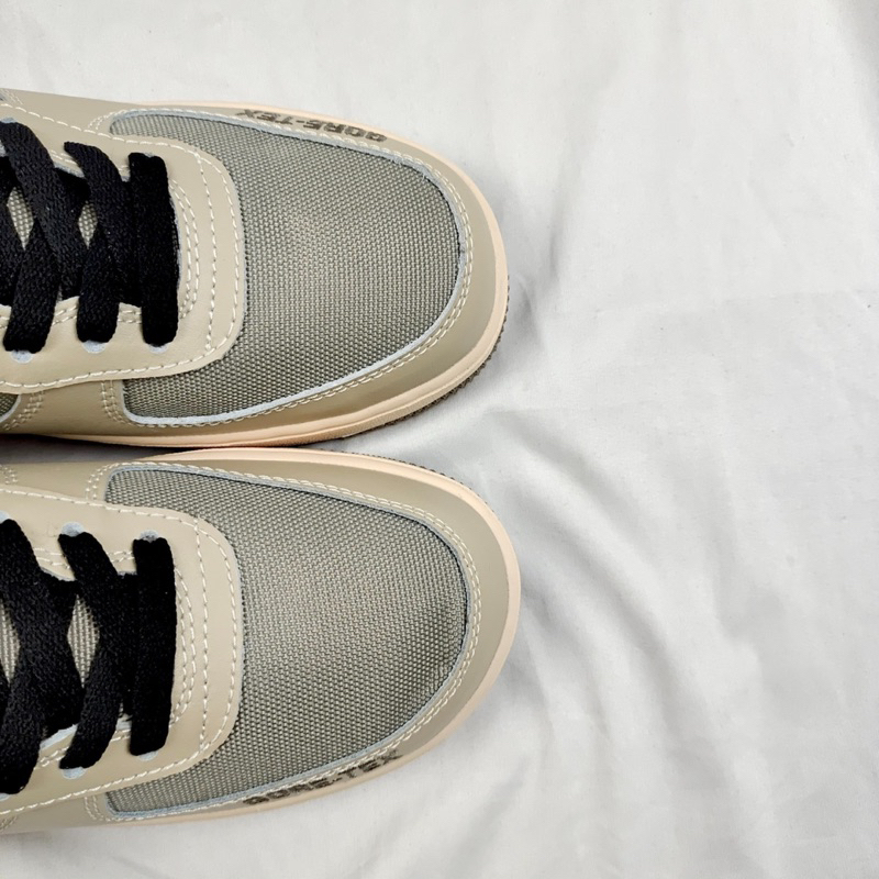 Giày Air Foce1 Low Gore Tex Cream Brown Kem Nâu Fullbox Cao Cấp