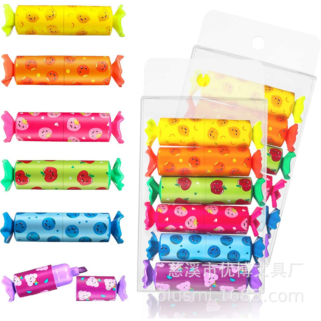Bút Highlight đánh dấu spotliner nhiều màu _ Bút Highlight Mini Hình Viên Kẹo Dành Cho Học Sinh