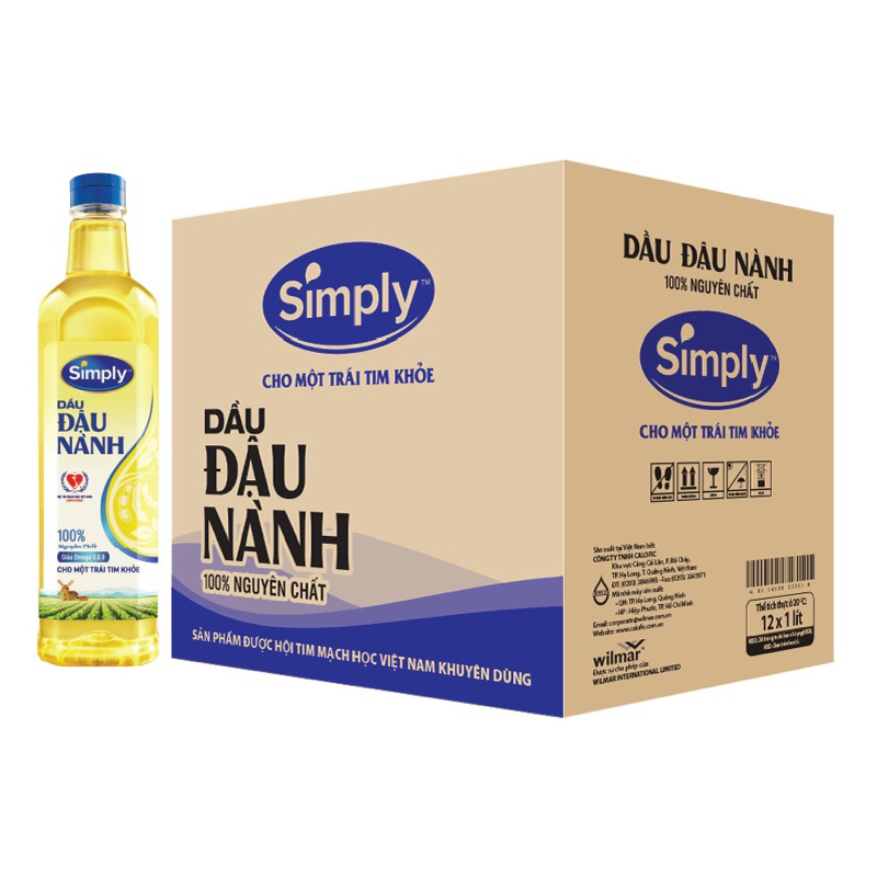 Dầu Đậu Nành Simply 1 Lít