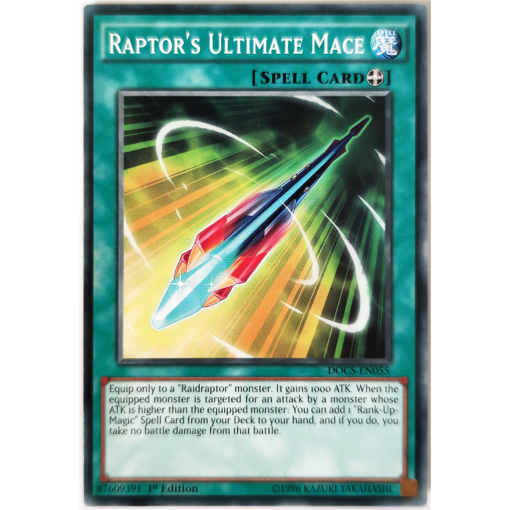 [Thẻ Yugioh] Raptor's Ultimate Mace |EN| Common