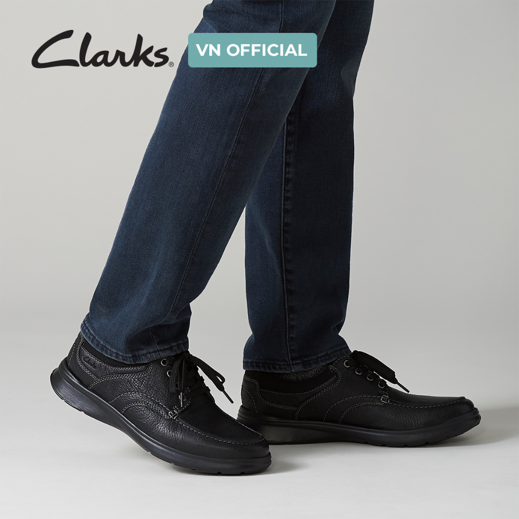 Giày Buộc Dây Nam Clarks Cotrell Edge màu Black