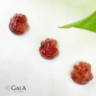 Hồ ly đá thạch anh tóc đỏ - Gaia By Yang