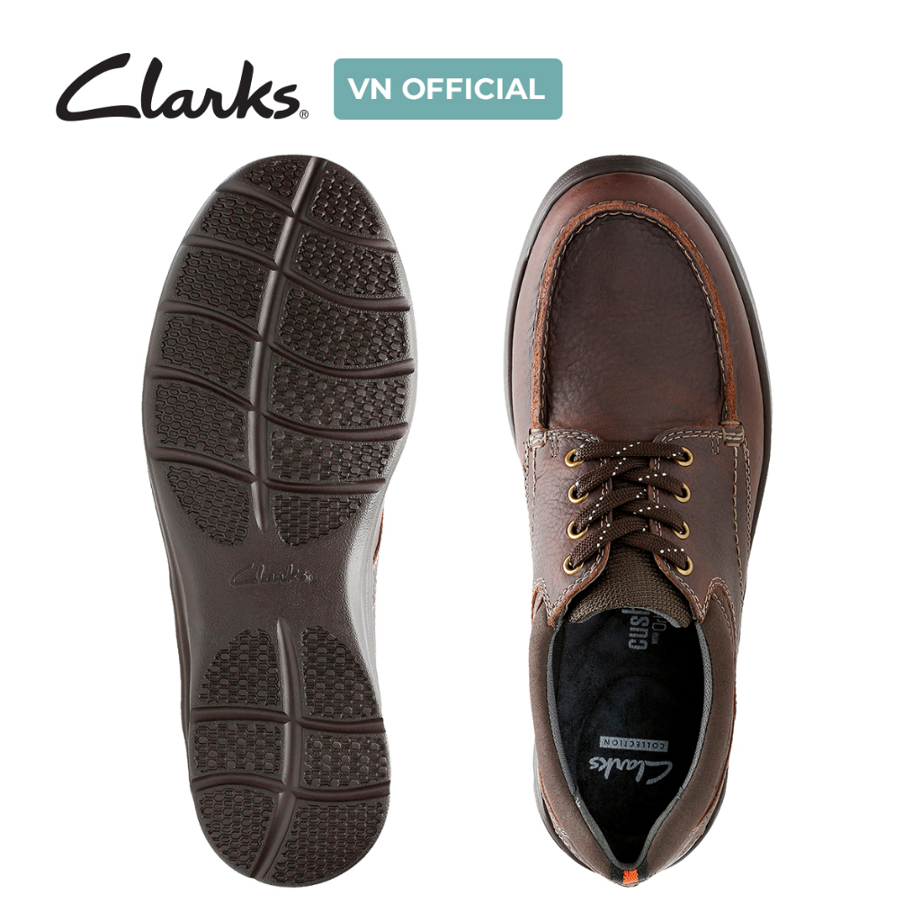 Giày Buộc Dây Nam Clarks Cotrell Edge màu Brown