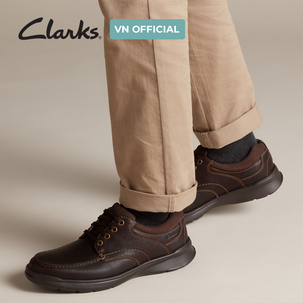 Giày Buộc Dây Nam Clarks Cotrell Edge màu Brown