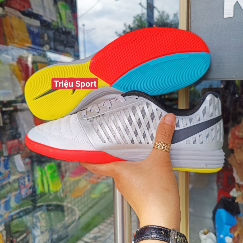 Giày đá bóng Lunar Gato IC Khâu đế+Tất+hộp