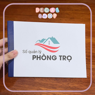 Sổ quản lí phòng trọ 1 liên - cuốn 50 tờ giấy 80gsm