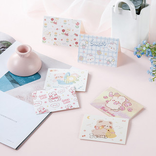 Thiệp cảm ơn, chúc mừng hình con vật cute, thiệp lời chúc tốt đẹp