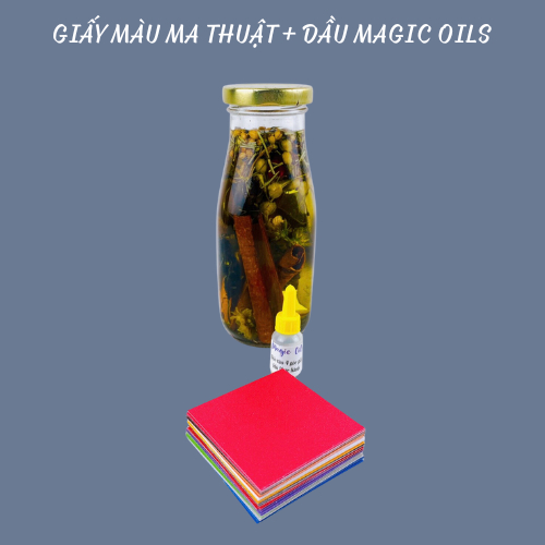 Giấy màu ma thuật   - thực hành Luật Hấp Dẫn