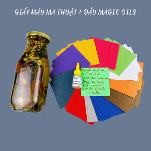 Giấy màu ma thuật   - thực hành Luật Hấp Dẫn