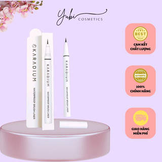 Kẻ mắt KARADIUM - Hàn Quốc - Bút dạ kẻ mắt không lem KARADIUM chính hãng vỏ trắng - YUBI SHOP