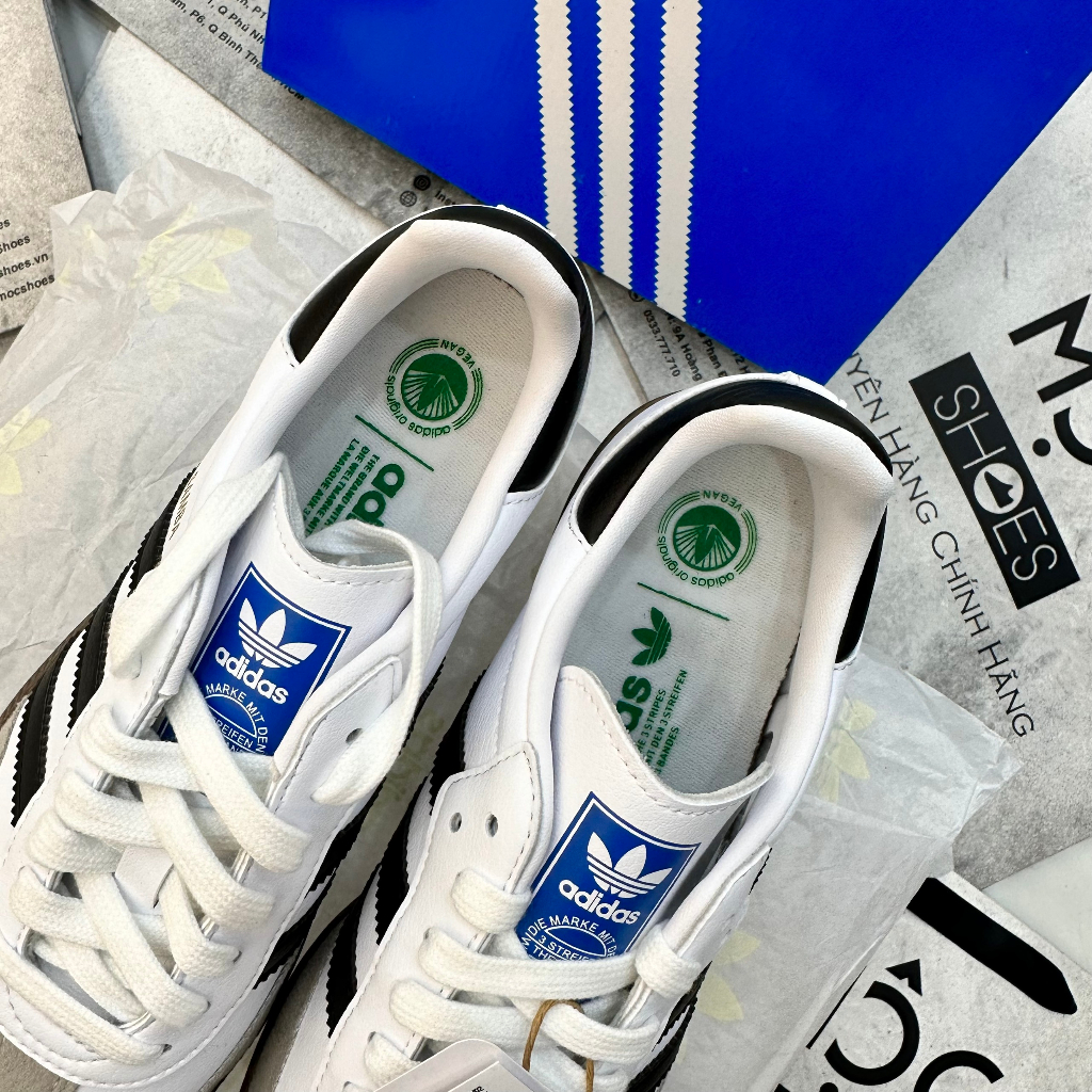 Giày ADIDAS SAMBA VEGAN - WHITE GUM - *LƯỠI GÀ NGẮN* - CODE: FW2427