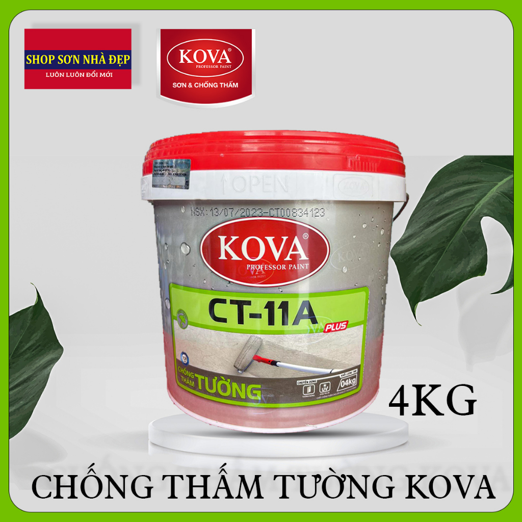 Chất chống thấm - Pha xi măng - Chống thấm Tường - KOVA-CT11A