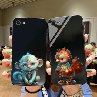 Ốp điện thoại mặt kính iphone 6 / ip 6S / 6 Plus / 6S Plus in hình con giáp cute 20 23
