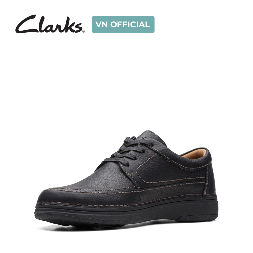 Giày Tây Da Nam Clarks Nature 5 Lo màu Đen