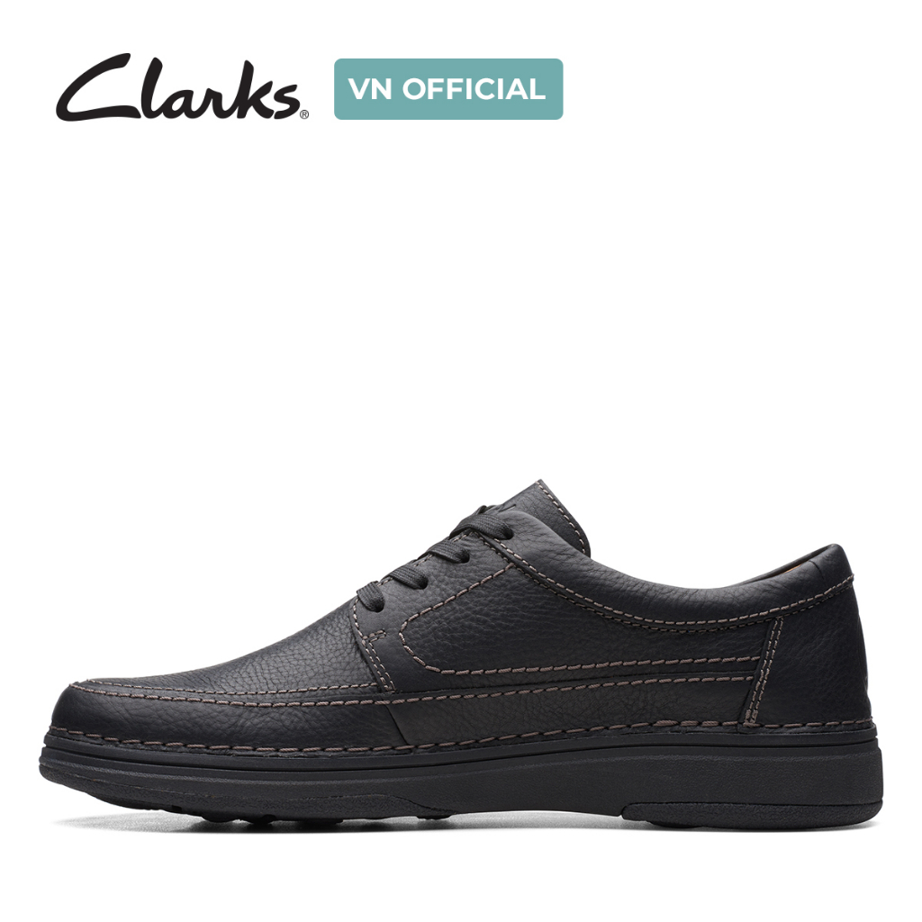 Giày Tây Da Nam Clarks Nature 5 Lo màu Đen