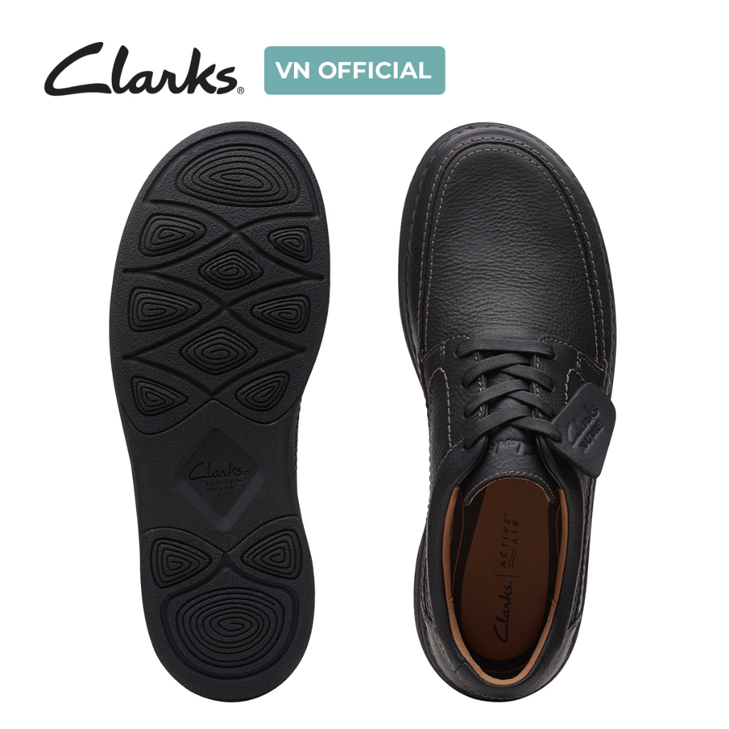 Giày Tây Da Nam Clarks Nature 5 Lo màu Đen