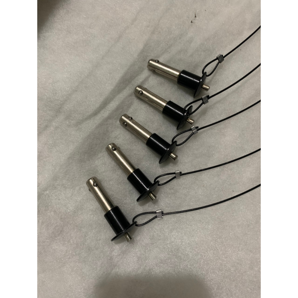 Combo 5 chốt loa array 9.5mm dây nhựa đầu to màu đen(giá bán 35k/1 cái)