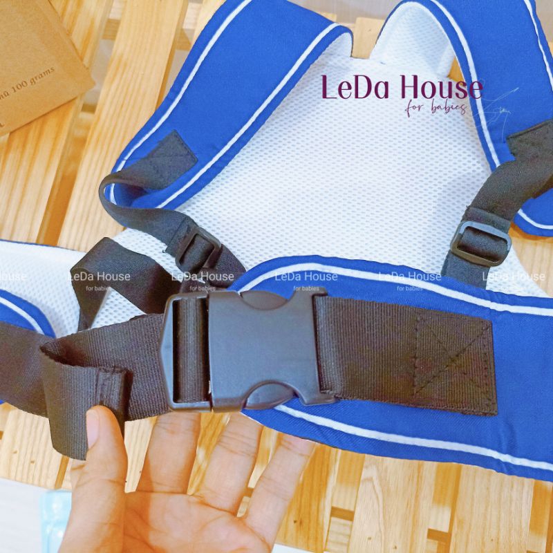 Đai ngồi xe máy balo cho bé sơ sinh nút đai chắc chắn vải mềm thoáng