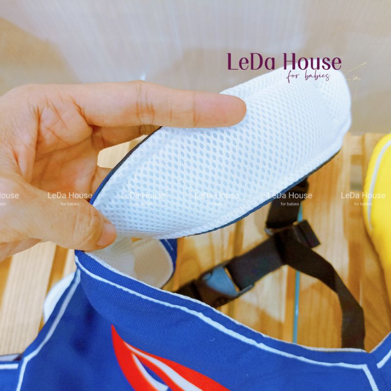 Đai ngồi xe máy balo cho bé sơ sinh nút đai chắc chắn vải mềm thoáng