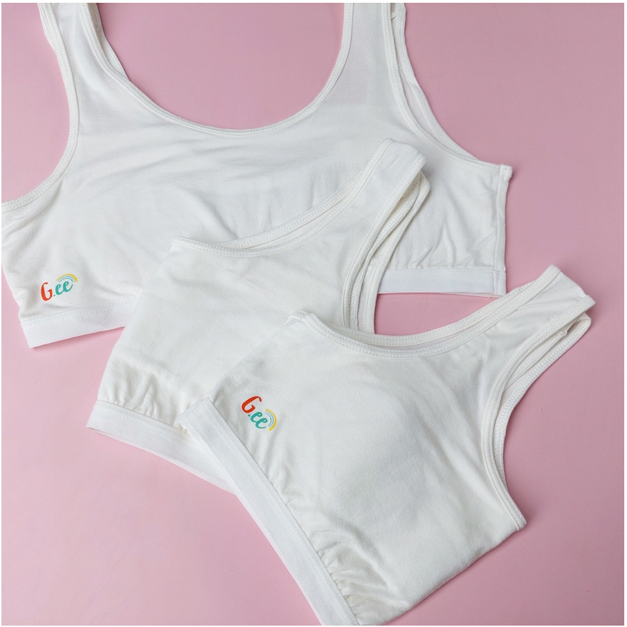 Áo lót cho bé gái, học sinh cấp 1, cấp 2, cấp 3, chất liệu Modal sợi tre, áo mềm mịn, thoáng mát, thấm hút, thoải mái