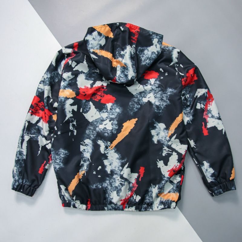 Áo khoác dù 2 lớp nam nữ cao cấp họa tiết trẻ trung phong cách BR2130