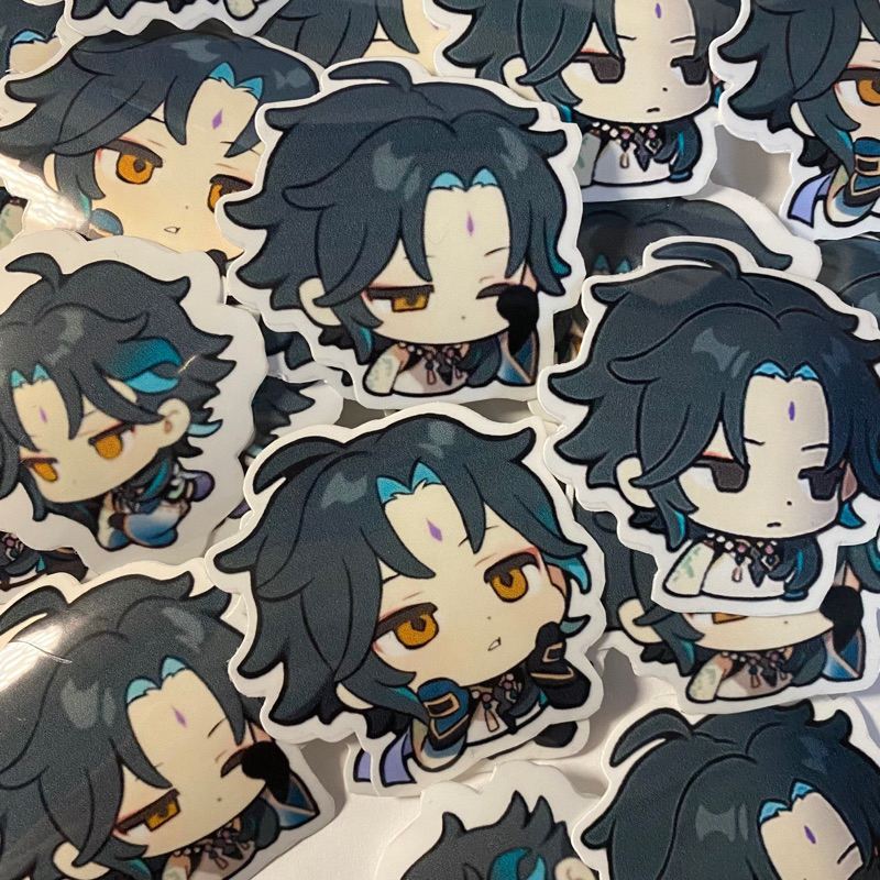 - Set 10/15 Sticker Xiao chống nước hinh dán chibi trang trí vali, điện thoại, laptop, mũ bảo hiểm..