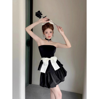 [ NEW ITEM ] ĐẦM BÍ 2 TẦNG ĐÍNH NƠ TIỂU THƯ (chuẩn hàng Taobao)