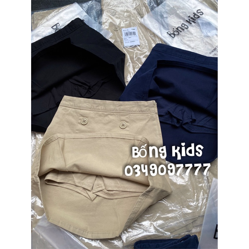 Chân Váy Kaki Bé Gái Đồng Phục