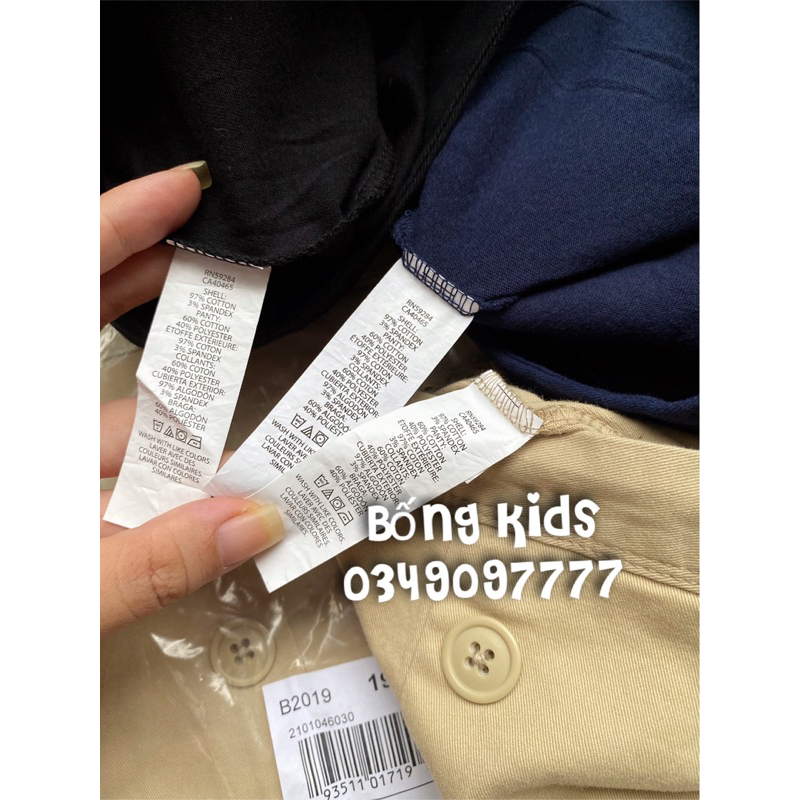 Chân Váy Kaki Bé Gái Đồng Phục